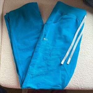 FIGS Extreme Blue Kade Cargo scrub pants